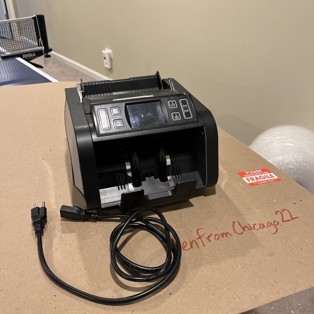 Unbranded T600 Money Counting Machine / For Parts Or Repair Only / See Video