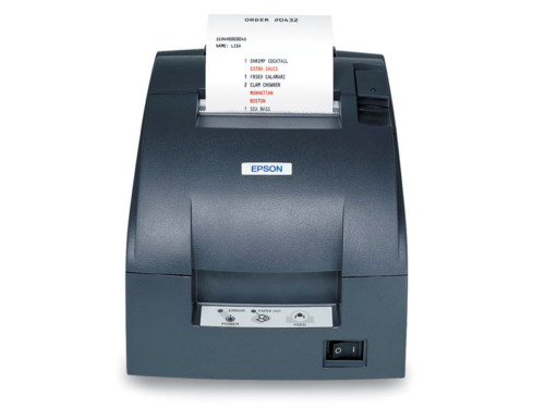 Epson TM-U220B Dot Matrix Impact Printer w/Auto Cutter & Power Supply USB Model