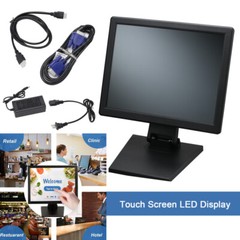 15″ 110V 4:3 Standard LED Touch Screen POS System 170° for windows (7/8/10/11)