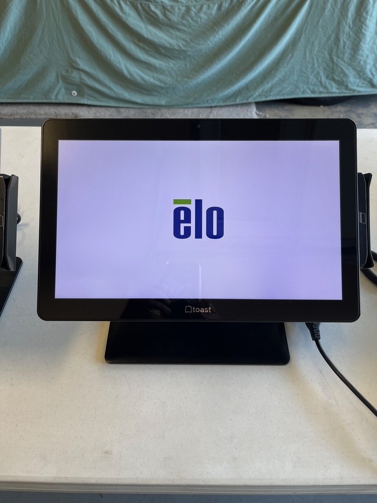 Toast Flex TT200 POS Point of Sale System Touch Screen with Credit Card Swiper.