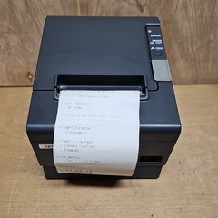 EPSON TM-T88IV PRINTER MODEL M129H Lot Of 3 TESTED 2 Power Supply Included