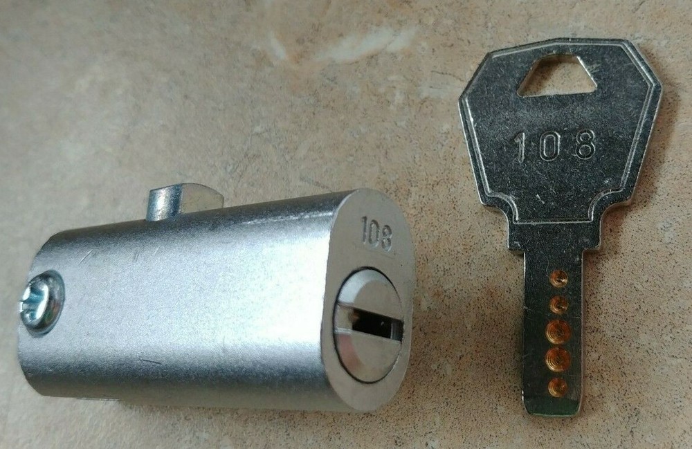 M-S 108 Lock & Dimple Key Set – Fits MS EP-125, EP-127 & NCR POS Cash Drawers