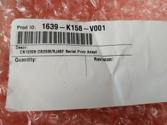 NCR 1639-K158 CN10328 DB25 RJ45 Serial Printer Adapter for Aloha Radiant Systems