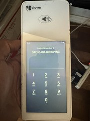 Clover Flex C403 Wireless Credit Card Terminal No Charging Adapter