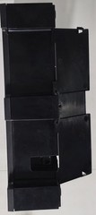 NCR 2171-2001-9090 Full Size 24V Black 5B/5C Adjustable Till No Lock Cash Drawer