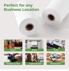 MUNBYN 2 1/4″ X 85 ft Thermal Receipt Paper (50 Rolls) Cash Register Paper Rolls