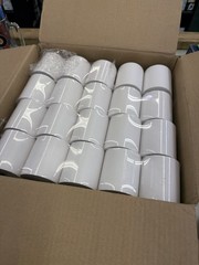 3 x 150 feet 1 PLY BOND PAPER ROLLS Case Of 45 FREE SHIPPING