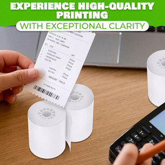 3-Pack Calculator Tape Rolls – Adding Machine Tape 2 1/4 in X 85 Ft | Receipt P