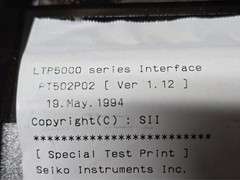 Seiko TPRC062 / APSµ Printer 3251 – 4.25″ Thermal Prt Mechanism + Control Boards