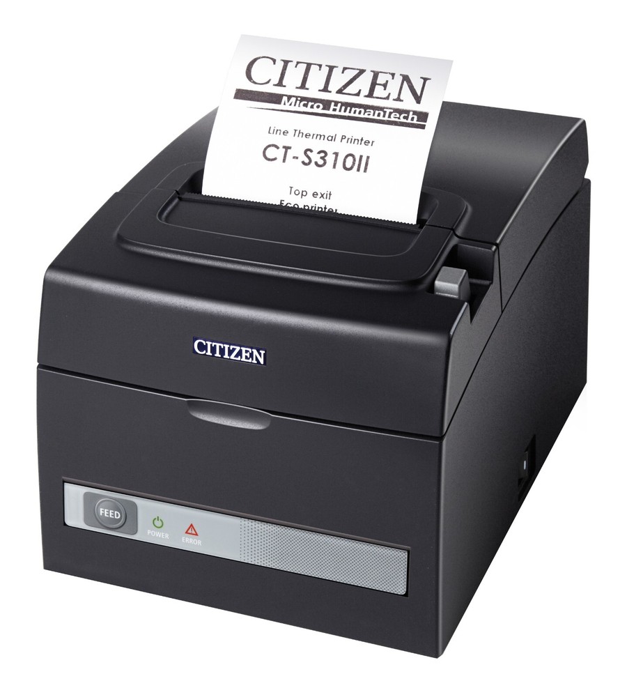 CITIZEN, CT-S310II, THERMAL PRINTER, 160MM, USB/SERIAL INTERFACE, BLACK, PNE