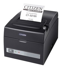 CITIZEN, CT-S310II, THERMAL PRINTER, 160MM, USB/SERIAL INTERFACE, BLACK, PNE