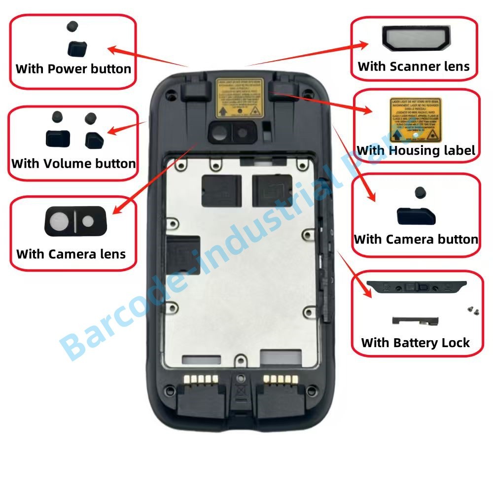Back Cover with power & volume & camera button set for Honeywell Dolphin CT60