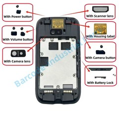 Back Cover with power & volume & camera button set for Honeywell Dolphin CT60