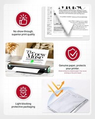 Reliable Biodegradable Thermal Printer Paper, 8.5×11, Perfect for Business