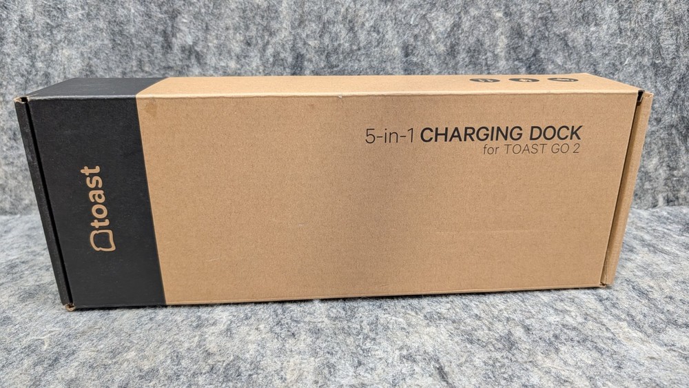 Toast 5-in-1 Charging Dock for Toast Go 2 DTC200, Black, Kozen P/N K7810000501LA