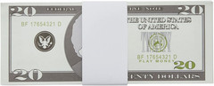 Money Bands Cash Wrappers Customizable Blank Currency Multipurpose 300 Pack