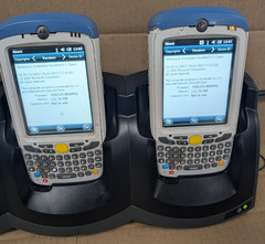 (LOT OF 4) Symbol MC55A0-H70SWQQA9WR Barcode Scanner W/CHARGING DOCK (UNTESTED)
