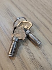 Royal ER 140 Cash Register Barrel Lock Keys MA 0C2 OP 0C6 Lot of 2
