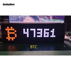 Digital Currency Market Display ESP8266 Cryptocurrency Real-time Price Display