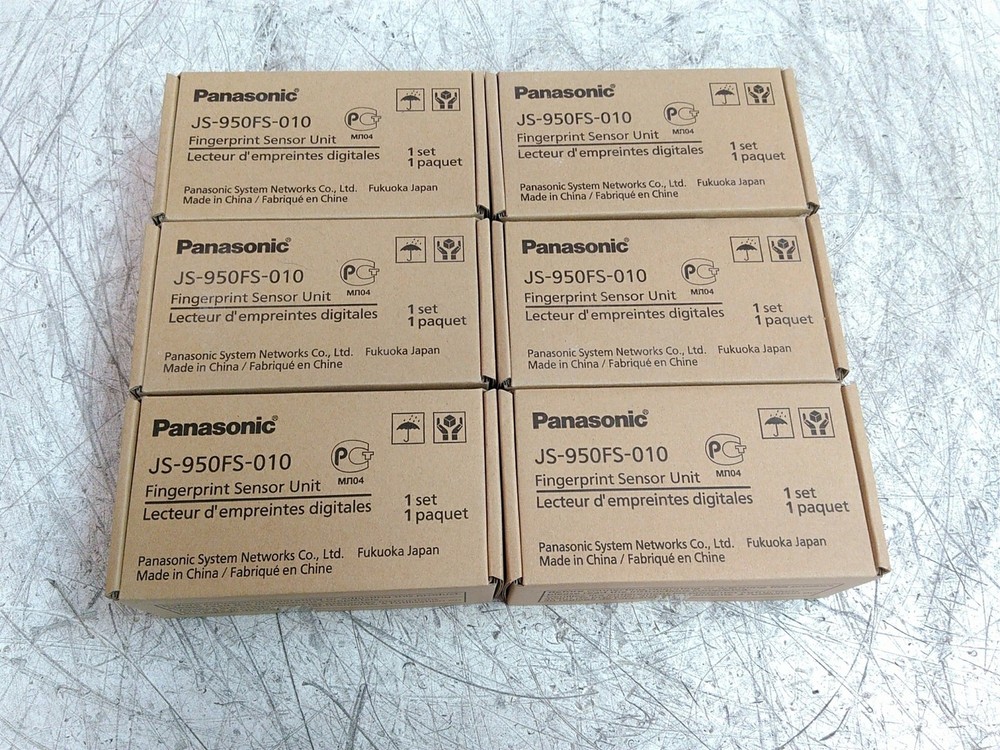 Lot of 6 NEW Panasonic JS-950FS-010 Fingerprint Sensor Unit Sealed Box
