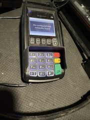Dejavoo Z8 Credit Card Terminal With VEGA3000 Base – Powers On – Unprogrammed