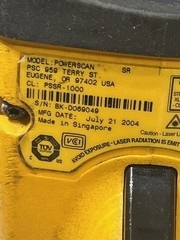 Psc Powerscan PSSR 1000 Lot Of 2 includes cables as seen in pics Untested