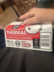 Member’s Mark Thermal Receipt Paper Rolls, 3 1/8″ X 190′, 9 Rolls