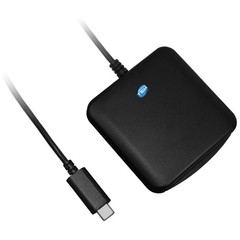 Simpletek Smart Card USB-C Type-C Reader Universal Plug And Play Black