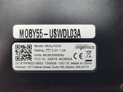 INGENICO moby/5500 moby55-uswdl03a Mobile Payment Terminal SEE NOTES