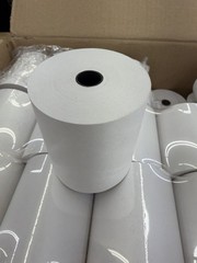 3 x 150 feet 1 PLY BOND PAPER ROLLS Case Of 45 FREE SHIPPING