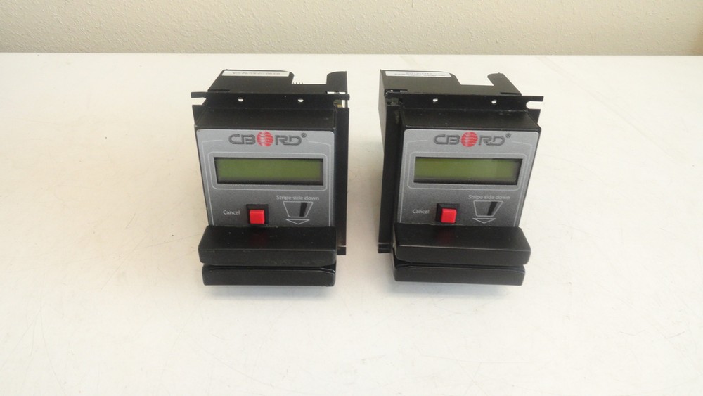 Lot of 2 CBORD 7021-C-SWE Credit Card Unit