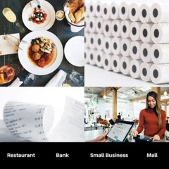 10 Rolls 3-1/8″ x 230′ Thermal Paper Rolls Cash Register POS Receipt Paper