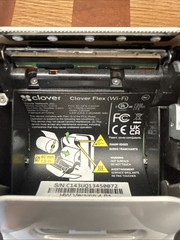 Clover Flex C403 Wireless Credit Card Terminal No Charging Adapter