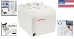 80mm Thermal POS Printer with Auto Cutter for Windows/Mac/Linux Compatibility