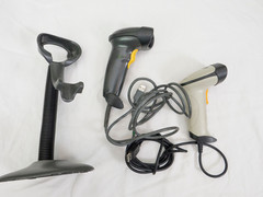 Lot of 2 Symbol Handheld Barcode Scanners, 1x LS 4000i N410 ? and one unknown