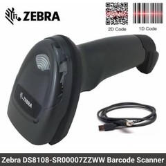 Zebra DS8108-SR00007ZZWW Standard Range Barcode Scanner 1D 2D Area Imager