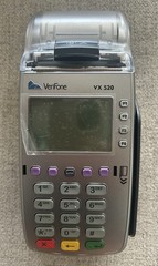 Verifone VX520 VX 520 Credit Card Machine Terminal Reader Tested