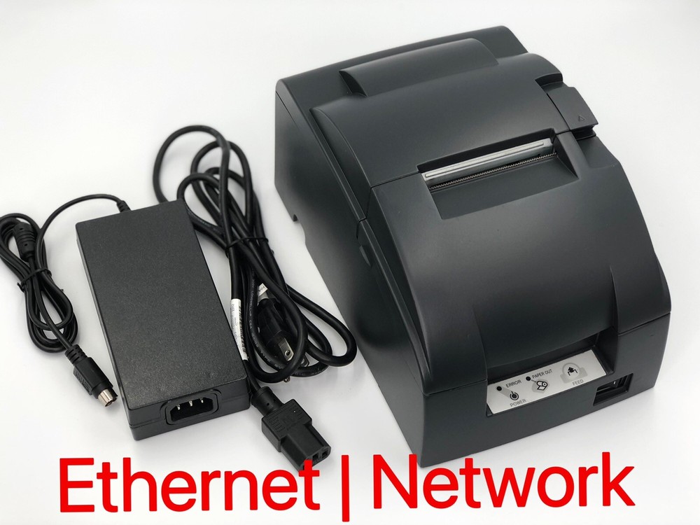 Epson TM-U220B Receipt Printer (ETHERNET | Network) Auto-Cut Same Day Shipping