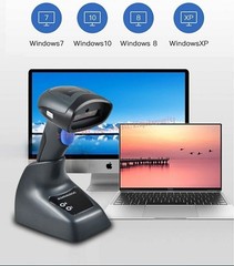 Datalogic QuickScan QM2131-BK-433 Wireless 1D Barcode Scanner USB Kit with Base