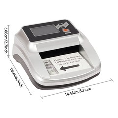 Money Bill Counter Machine Cash Checking Counting Counterfeit Detector UV MG usa