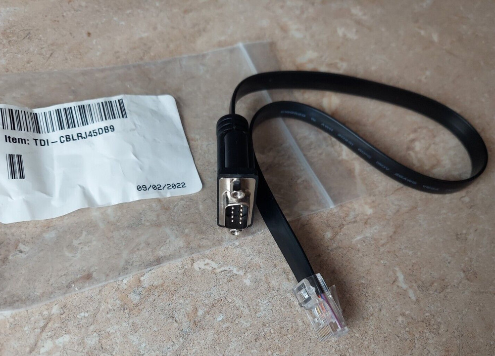 Touch Dynamic Serial Cable Adapter RJ50 10-pin COM Port to DB9 9-Pin Printer