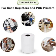50 Rolls 2 1/4 x 50′ Thermal Paper Credit Card & Cash Register POS Receipt Paper