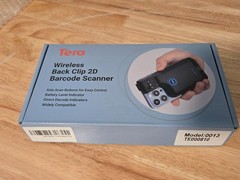 TERA WIRELESS 1D 2D QR BARCODE SCANNER PORTABLE BACK CLIP 3 IN 1 2.4GHZ WIRELESS