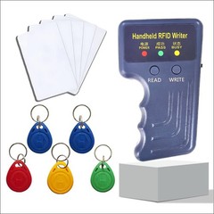 Handheld 125khz RFID Reader Writer,AWID and HID Copier with 5 T5577 Keyfobs &…