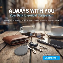 Rewritable NFC Keytags – 504 Bytes, Black – Compatible with Android & iPhones