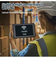 MUNBYN Rugged Android Tablet Scanner IRT01, 8-inch Tablet Android 10