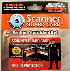 2 pack 4 total Scanner Guard Card Credit Card Scanner Protectors Patented Tested