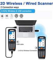**READ** 2D Wireless Barcode Scanner,JRHC Portable Inventory Scanner & Data Coll