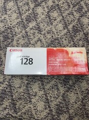 Genuine Oem Canon 3500B001aa 128 Black Toner Cartridge Sealed But Box Damaged
