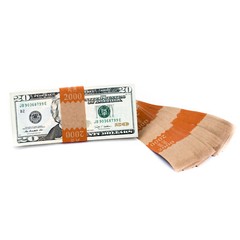 Natural Kraft Saw-Tooth $2,000 Currency Band (1,000)